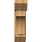 Ekena Millwork Westlake Slat Rough Sawn Bracket w/ Offset Brace, Western Red Cedar, 8"W x 24"D x 28"H BKT0806X24X28WTL06RWR - alternate 4
